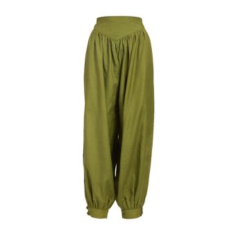 Cotton Harem Pants [GREEN] [F8.1.138-G-S/M]