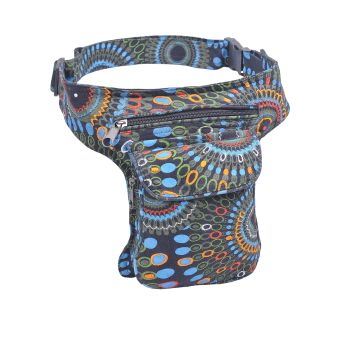 The Collection Royal Folk Theme Print and Embroidery Cotton Fanny Pack G