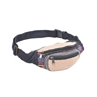 The Collection Royal Hemp Cotton Fanny Pack Natural