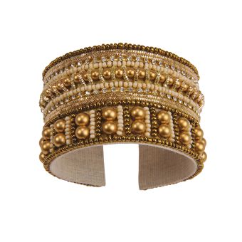 Beaded Cuffs [As Is] [JB2076-GOLD-ONE SIZE]