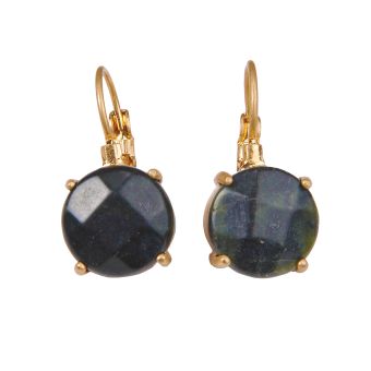 Gemstone Earrings [As Is] [JER2014-BL-ONE SIZE]