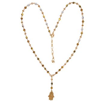 Hamsa Necklace [As Is] [JN2023-GOLD-ONE SIZE]