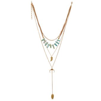 Gemstone Necklace [As Is] [JN2036-GOLD-ONE SIZE]