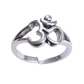Om Ring Gold [SILVER] [JR1907-SIL-ONE SIZE]