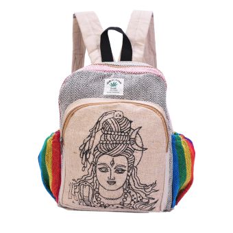 Shiva Printed Hemp Back Pack