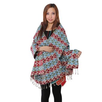 Tribal Woven Shawl &#42;Reduced [ASSORTED] [SH00049-ASSORTED-ONE SIZE]