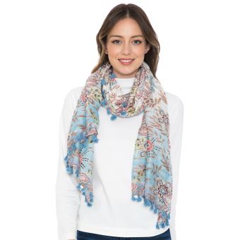 Floral Prints Scarf [ASSORTED] [SH0049-ASSORTED-ONE SIZE]