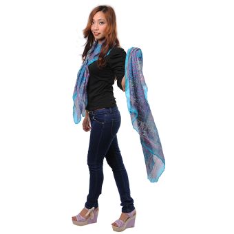 Silk Paisley Printed Scarf [ASSORTED] [SH0060-ASSORTED-ONE SIZE]